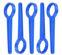 Set di 5 chiavi per tappo del tamburo per secchi da 20 l e 30 l, utensili efficienti per applicazioni domestiche e lavorative (blu)