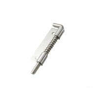 Set di 5 chiavistelli a molla per porte e armadietti, progettati per una maggiore sicurezza e privacy, realizzati in acciaio inossidabile 304 (S destra)