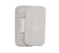 Set di 5 chiusure magnetiche per la sicurezza dell'armadio, design invisibile per spazi organizzati (argento 1 set)