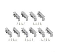 Set di 5 clip di montaggio PCB per guida C45, staffa per installazione sicura di circuiti stampati su guide DIN da 35 mm (grigio)