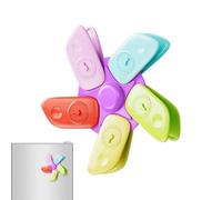 Set di 5 clip magnetiche per sacchetti con timer e simpatico design a girandola