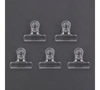 Set di 5 clip per la costruzione di mosche, compatibili con piegatubi standard, per strumenti impilabili, per controllo del doppiaggio e gestione dell'hackle nel mosca artigianale (50 mm)