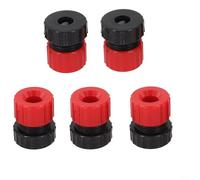 Set di 5 collari regolabili per un controllo costante della profondità sulle punte da trapano, utilizzate nella lavorazione del legno e fai da te (5 pezzi da 5 a 8 mm)