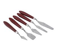 Set di 5 Coltelli per Pittura 25×13×2 cm Raschietti in Acciaio Inossidabile Super Sottili e Flessibili Spatole Pro Artist per Pittura a Olio e Acrilico Ideali per Artisti e Hobbisti