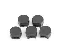 Set di 5 comodi poggiapolsi in gomma per clarinetto, morbidi cuscini protettivi, colore: nero