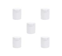 Set di 5 contenitori per colla per ciglia a tenuta stagna, portatile, per gel, organizer per salone di bellezza, colore bianco