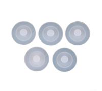 Set di 5 coperchi in silicone per bicchieri da viaggio e per bottiglie sottovuoto, guarnizioni a prova di perdite per mantenere le bevande al sicuro (B)