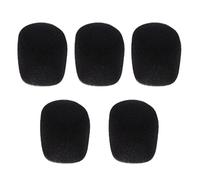 Set di 5 coperture in schiuma antivento per microfono, 5 cm, in spugna, ricambio per microfoni auricolari, misura universale, per proteggere il tuo microfono dal rumore del vento e dagli urti