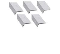 Set di 5 coperture per mensole in legno con venature per la conservazione degli alimenti e l'organizzazione della lavanderia, durevoli, impermeabili, facili da pulire, ideali per cucina e dispensa