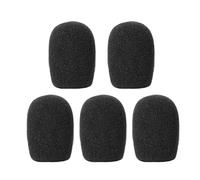 Set di 5 coperture per microfono per cuffie in schiuma piccole coperture per microfono antivento per microfono da tavolo