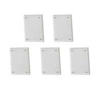 Set di 5 cornici portafoto in acrilico trasparente, espositori di varie dimensioni, 4 x 6 cm, 6 x 9 cm, 7,5 x 10,5 cm, 10,2 x 15,2 cm, supporti trasparenti per foto per la decorazione di casa e
