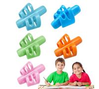 Set di 5 Correttori di Postura per Penna, Grip in Morbida per Bambini Scolari Elementari, Adatta a Scrivere e Disegnare, per Regalo di Inizio Anno Scolastico, Uso in Classe