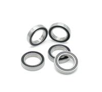 Set di 5 cuscinetti a sfera in acciaio inox S6806-2RS 30 x 42 x 7 mm ABEC-7 6806 6805 6804 6803 6802 6801 6800 6900 6901 6902 6903(5P S6801 2RS 12 x21x5)