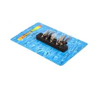 Set di 5 da a mosca - esche artificiali per cavedani, trote e bar | Include ninfee secche e immerse | ideale per la in acqua con una galleggiabilità ottimale