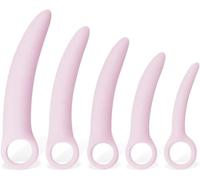 Set di 5 Dilatatori Vaginali Progressivi di Silicona Ipoallergénica-aa53454
