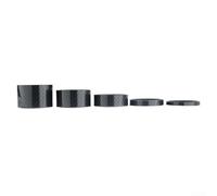 Set di 5 distanziali per sterzo in fibra di carbonio (3 20 mm), adatti per tutte le forcelle anteriori di mountain bike