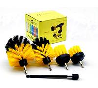 Set di 5 diverse dimensioni per pulizia di fissaggio per trapano spazzola con 15,2 cm di estensione Power scrubber/scopino/bagno doccia Cleaner/Grout Cleaner/scrub Brush/vasca e Floor scrubber