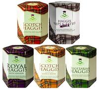 Set di 5 Diverse Lattine Haggis Scozzese Regali di Cibo Scozzese Piatto Nazionale Scozzese