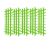 Set di 5 divisori in silicone per liofilizzatore a destra, progettati per liofilizzazione, cottura e conservazione sicura degli alimenti con caratteristiche di facile pulizia (verde chiaro)