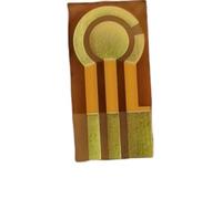 Set di 5 elettrodi tripolari flessibili, elettrodi in oro, oruro for enzimi, anticorpi, modifica dei tessuti delle cellule batteriche