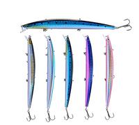 Esche da Pesca 5 Pezzi 18CM 24 G Esche Artificiali Topwater Crankbaits Swimbait Esca Finta Duro Minnow Esche Fishing Set Esche Bionica per Pesca in Trota, Pesce Persico, Esche Luccio