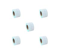 Set di 5 etichette scrivibili per pittura a diamante, 1 rotolo/3000 pezzi, per etichettatura aziendale, forma quadrata, 1 cm