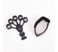 Set di 5 fasce di resistenza in silicone per dita, impugnature per esercizi per le dita, per palestra, sport, esercizi a casa 1 pezzo/nero,1 pezzo/grigio,2 pezzi/coppia nero e grigioSilicone