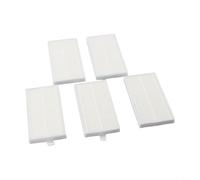 Set di 5 filtri di ricambio per robot aspirapolvere M9 ed E10s, design in plastica a lunga durata per una migliore qualità dell'aria e una manutenzione senza problemi