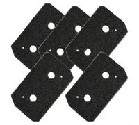 Set di 5 filtri in schiuma per lavatrici, serie 4 e 8, ricambio in cotone per un filtraggio efficiente, colore nero, 22,8 x 12,8 x 2 cm