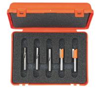 CMT 900.005.01 SET 5 FRESE A TAGLIENTI DIRITTI HW S=8 D=4-6-8-10-12mm DX