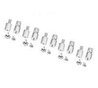 Set di 5 fustelle per rivetti a doppio tappo, 5 mm, 6 mm, 7 mm, 9 mm, 11 mm, strumento di impostazione per pressa manuale manuale