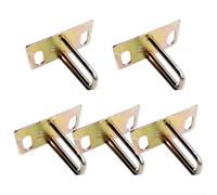 Set di 5 ganci per sellino per bici elettrica, per sostituzione del cuscino del sedile, robusto materiale in ferro compatibile con biciclette elettriche e scooter (40 mm, 5 pezzi)