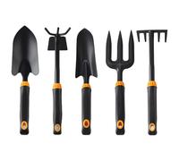 Set di 5 Garden Shovels, Digging Tool Sets, 12,99 x 3,15 pollici, Sturdy Trowels Transplanting with Ergonomic Handles, Rust-Resistant, Ideal for Landscaping, Backyard, Indoor Gardening