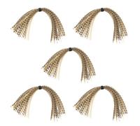 Set di 5 gonne in silicone per esche da pesca, esche da pesca, materiali per la costruzione di mosche, esche da pesca, gonne