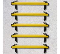 Set di 5 Gradini di Arrampicata Montati a Muro ISOP | Gradini Antiscivolo per Parete in Cemento | Scala Durevole per Casa, Serbatoio o Pozzo | Scala in Acciaio Inossidabile Resistente alla Ruggine