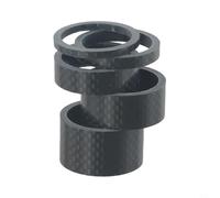 Set di 5 guarnizioni distanziali per forcella della bicicletta, in fibra di carbonio, con spessore da 3 mm a 20 mm, per bici da strada e altre 28 6 mm compatibili con forcella
