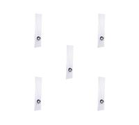 Set di 5 guarnizioni per finestre per condizionatore d'aria, resistenti, universali, per soggiorno, bagno, 3 m, bianco