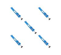 Set di 5 guide regolabili con base per sega circolare, morsetto di posizionamento, nero, 29,5 x 4 x 2,9 cm