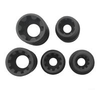 Set di 5 inserti per pinza freno da 1/2" per Porsche | 5 misure: 11,5, 14, 15, 20, 22 mm; ideale per Porsche per Cayenne, Macan; cambio rapido del rivestimento