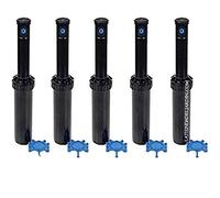 Set di 5 IRRIGATORI R.Bird 3504-PC. Portata da 4,60 a 10,70 metri. Filettatura femmina 1/2", nero