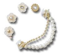 Set di 5 Jibbitz Gold and Floral Multicolore TU
