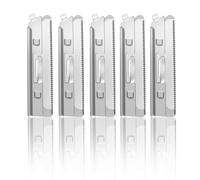 Set di 5 lame di ricambio per rasoi Dermaplaning - Ricariche per rasoio facciale per modellare le sopracciglia, esfoliazione di precisione e depilazione per pelle radiosa e liscia - Dermaplane Tool