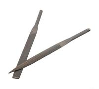 Set di 5 lame pneumatiche da 140 mm con struttura dentata media, per intaglio accurato e sbavatura di vari materiali, tra cui carburo e piastrelle di diverse forme (lima triangolare)