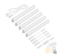 Set di 5 luci LED sottopensile Rigel da 25,9 cm ciascuna con interruttore