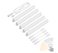 Set di 5 luci LED sottopensile Rigel da 25,9 cm l'una - temperatura di colore