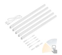 Set di 5 luci LED sottopensile Rigel da 87,3 cm ciascuna con interruttore