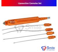 Set Di 5 Luer Lock Infiltration Cannula - 4 Con Riutilizzabile Manico Ce Nuovo