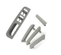 Set di 5 maniglie per porte interne per auto, copertura per modanature interne, accessori, pannello di controllo interruttori, compatibile per Passat B5.5 1998-2005(Grey)