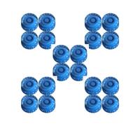 Set di 5 manopole di controllo blu in acrilico per volume e tono con parole bianche per chitarra LP