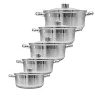 SET DI 5 MARMITI IN INOX - Royal Swiss